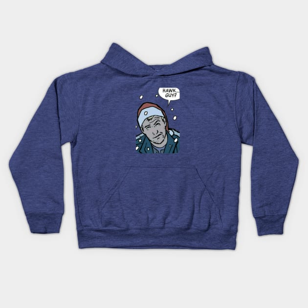 hawk...guy? Kids Hoodie by kitispa